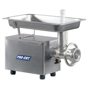 Pro-Cut KG-12-FS #12 Hub Stainless Steel Bench Meat Grinder - 115 Volts