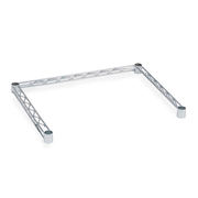 Metro SF57N3K3 72" W Green Epoxy Coated Super Erecta 3-Sided Channel Frame