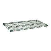 Metro A2460NK3 60" W x 24" D Green Epoxy Coated Wire Super Adjustable Super Erecta Shelf