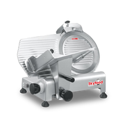 Skyfood GL300 12" Dia. Anodized Aluminum Manual Feed Compact Economy Slicer - 110 Volts
