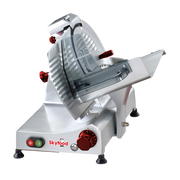 Skyfood SSI-12E 12" Dia. Anodized Aluminum Manual Feed Slicer - 115 Volts