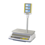 Skyfood CK-P60PLUS 60 Lbs. Pole Display 6 Digit LCD Display Easy Weigh Electronic Price Computing Scale - 120 Volts