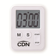 CDN TM28-W 100 Minute 60 Second Alarm White Mini Timer