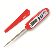 CDN DT450X-R 2.75" Red Stainless Steel Stem Digital Pocket Thermometer