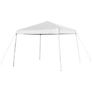 Flash Furniture JJ-GZ88-WH-GG 97.5" H White Pop-Up Canopy Tent