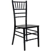 Flash Furniture WDCHI-B Black Wood Advantage Chiavari Chair