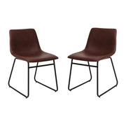 Flash Furniture ET-ER18345-18-DB-BK-GG Dark Brown Seat Dining Chair