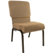 Flash Furniture PCHT-105 Mixed Tan Steel Frame Stacking Advantage Chair