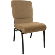 Flash Furniture PCHT185-105 Mixed Tan Steel Frame Stacking Advantage Chair