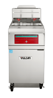 Vulcan 1VHG75-NG 70 Lbs. Natural Gas Free Standing Quickfry Series Gas Fryer - 110,000 BTU