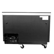 SABA SBB-27-58G 58.88" W Black Stainless Steel Glass Door Back Bar Cooler - 115 Volts