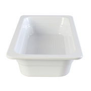 Thunder Group GN1132W 1/3 Size White Melamine Food Pan