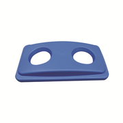 Thunder Group PLTC023RC 23 Gal. Blue Plastic Rectangular Recycling Container Lid