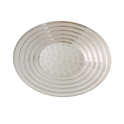 Thunder Group SLCT318 18" W Round Stainless Steel Serving Tray