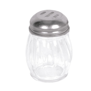 Thunder Group GLTWCS006 6 Oz. Clear Glass Slotted Top Cheese Shaker