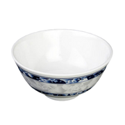 Thunder Group 3004DL 12 Oz. Melamine Blue Dragon Round Rice Bowl