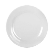 Thunder Group 1006TW 6" Dia. Imperial White Melamine Round Plate