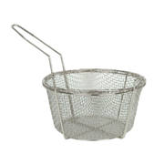 Thunder Group SLFB003 8.75" L Nickel Plated Steel Round Fry Basket