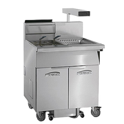 Imperial IFSCB-650-OP-NG Natural Gas Stainless Steel Fryer - 840,000 BTU