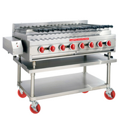 American Range ARKB-36-R-LP Stainless Steel Countertop Liquid Propane Kebob Broiler - 180,000 BTU