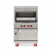 American Range AGBU-3-SB-NG Stainless Steel Single Deck Natural Gas Infrared Broiler - 96,000 BTU