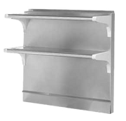 American Range HDDD-HS-11 11" W Stainless Steel Front and Sides Medallion Series Heavy Duty High Shelf