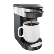 Hamilton Beach HDC200S-CE Black 1 Cup Pod Coffee Maker - 230 Volts 1-Ph