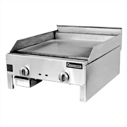 Connerton CG-48-M-S 1"-LP 48" W Stainless Steel Liquid Propane Countertop Griddle - 120,000 BTU