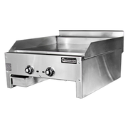 Connerton CG-18-T-S 1"-NG 18" W Stainless Steel Natural Gas Countertop Griddle - 30,000 BTU