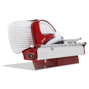 Omcan USA 47111 9.08" Dia. Red Electric Horizontal Home Line 250 Meat Slicer - 115 Volts