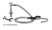 Component Hardware KL73-3000-VB 72" Stainless Steel Flexible Hose Single Hole Deck Mount Encore Pot Filler Assembly