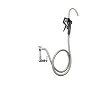 Component Hardware KL69-3000-VB 72" Stainless Steel Flexible Hose Wall Mount Encore Pot Filler Assembly