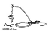 Component Hardware KL63-3100-VB 72" Stainless Steel Flexible Hose Single Pantry Deck Mount Encore Pot Filler Assembly