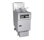 Pitco SG14RS-3FD-NG 50 Lbs. Stainless Steel Millivolt Natural Gas Solstice Prepackaged Fryer System - 366,000 BTU