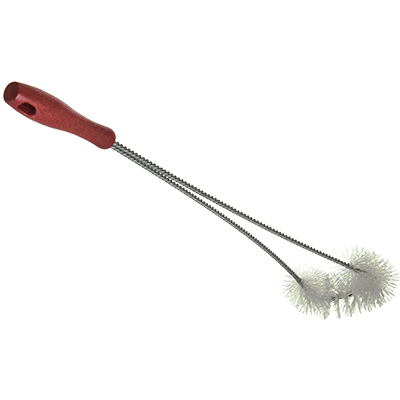 Carlisle 4011205 24" Red Plastic Sparta® Fryer Brush Culinary Depot