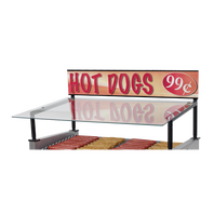 Star 50SG-G Grill-Max Hot Dog Roller Grill Sneeze Guard for 36" x 20" Grills