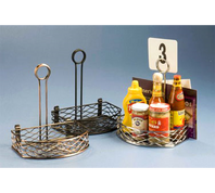 American Metalcraft SRBNC2 Birdnest Condiment Rack 5-5/8" x 8" x 9-1/8"H