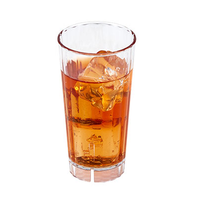 Cambro HT8CW135 8 Oz. Clear Polycarbonate Camwear Huntington Tumbler