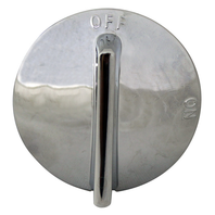 AllPoints 22-1464 Metal Valve Knob 1/4" D-Steam