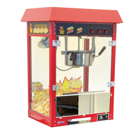 Omcan USA 40385 8 Oz. Aluminum Electric Countertop Popcorn Machine - 110 Volts 1-Ph