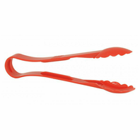 Omcan USA 80160 12" Red Polycarbonate Serving Tongs