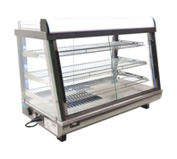 Omcan USA 39999 35"W Straight Glass Countertop Elite Series Heated Display Case - 110 Volts 1-Ph