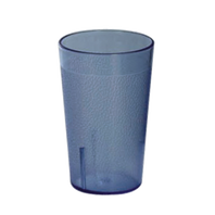 Omcan USA 80327 5 Oz. Blue Plastic Pebbled Tumbler