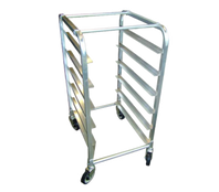 Omcan USA 13497 6 Pans Aluminum Curved Top Pan Rack