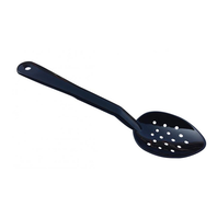 Omcan USA 85096 13" L Black Polycarbonate Perforated Serving Spoon