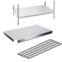 Adjustable Work Table Undershelves