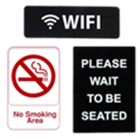 Restaurant Compliance Signs