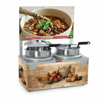 Winco ESW-66 10 qt Countertop Soup Warmer w/ Thermostatic Controls, 120v