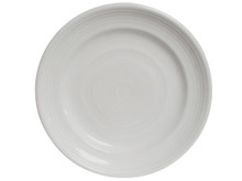 Tuxton CWA-120 12" Ceramic White Round Plate (6 Each Per Case)