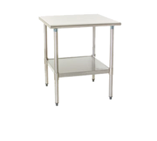Eagle Group T3060SEB 60"W X 30"D 16/300 Series Stainless Steel Top Deluxe Series Work Table